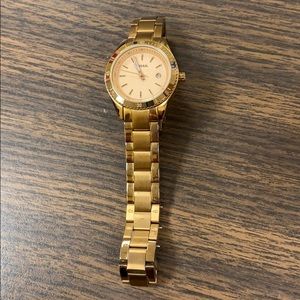 Fossil watch rose gold